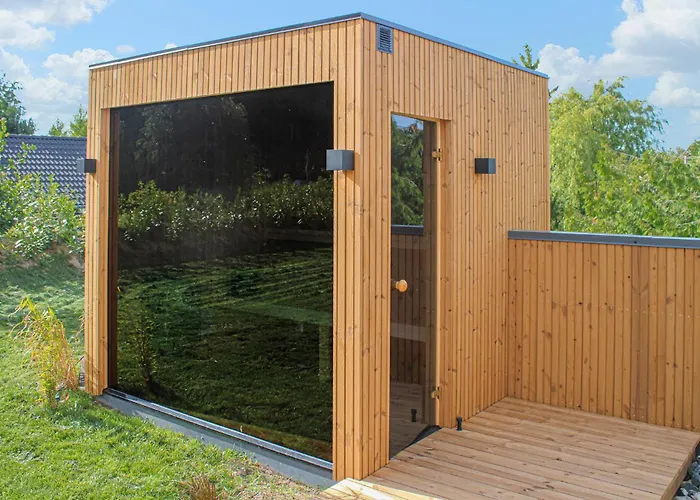 Tatil Evi Cozy In With Sauna Glesborg